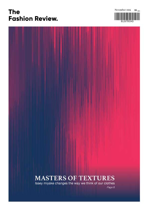 The Fashion Review magazine cover concept, gradient study