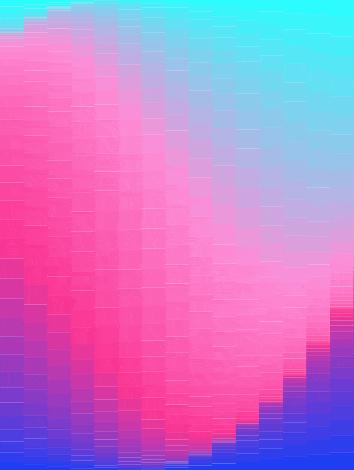 Pixel gradient texture animation
